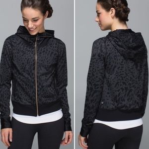 leopard print hooded lululemon jacket